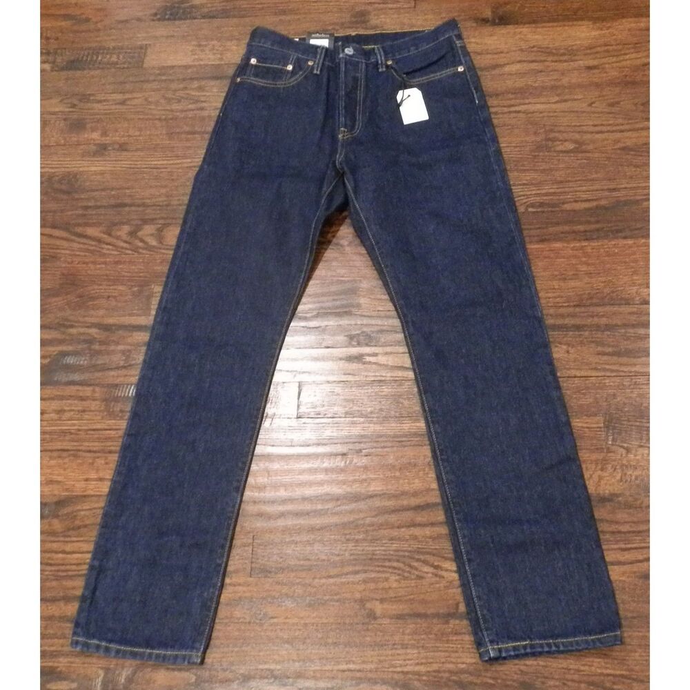 Levi's 501 High Rise Straight Leg Denim Blue Jeans Women's Size 29x32 NWT